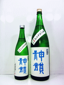 神韻 純米酒 無濾過生原酒 ブルーラベル|増田酒造